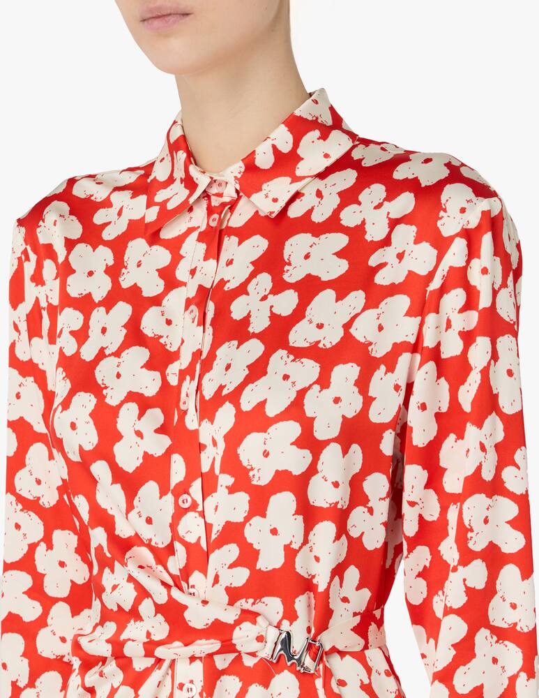 rinascente MSGM Floral print shirtdress