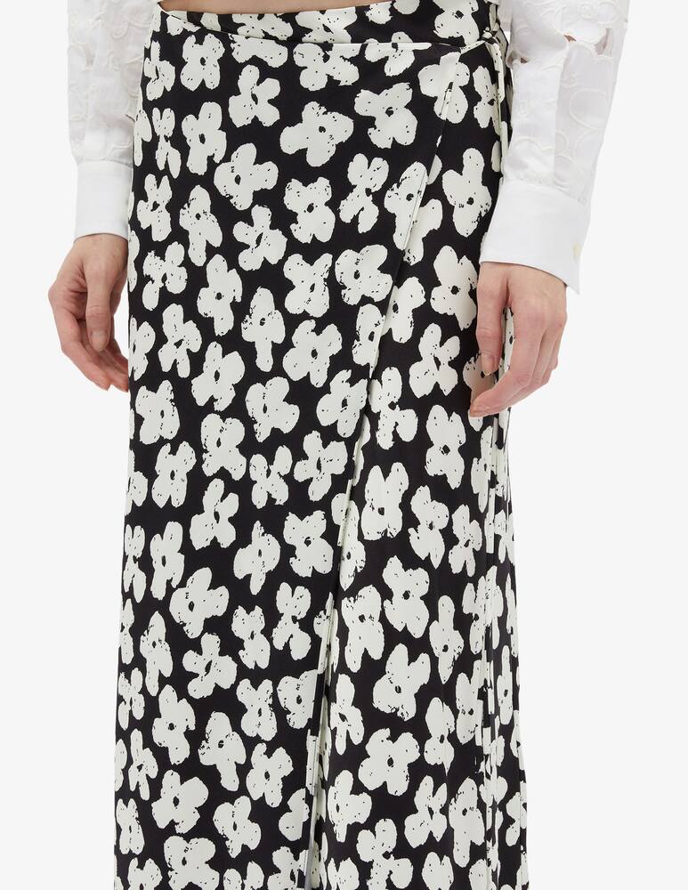 rinascente MSGM Floral midi skirt