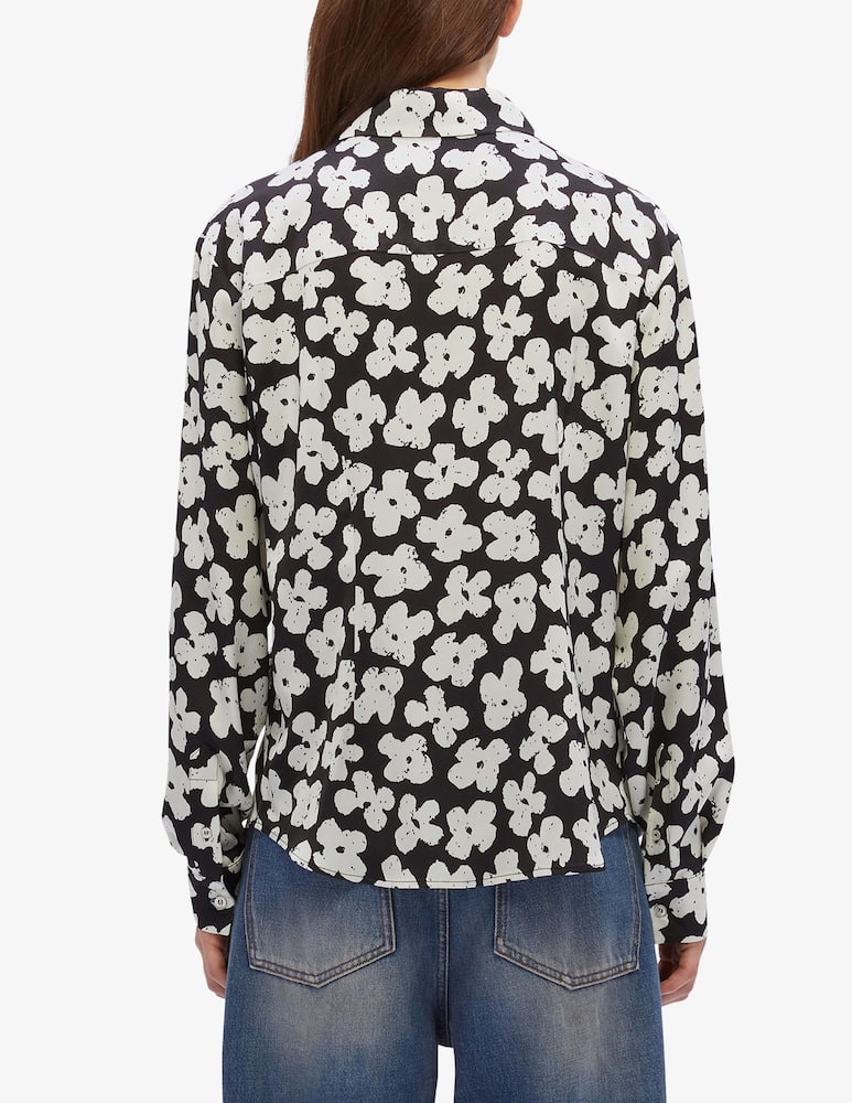 rinascente MSGM Fiore print blouse