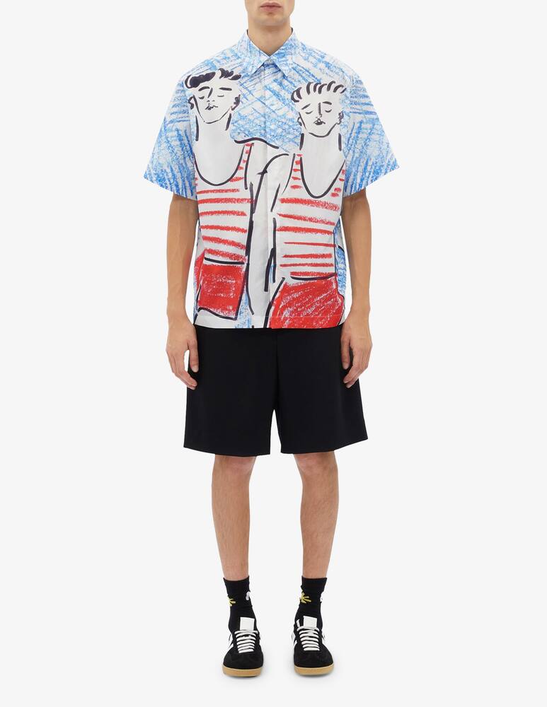 rinascente MSGM Mariner print shirt