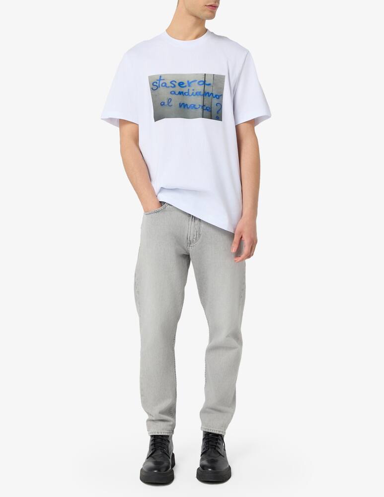 rinascente MSGM Stasera andiamo al mare t-shirt