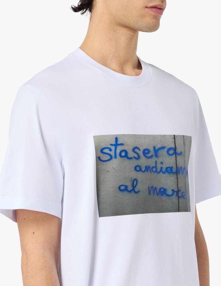 rinascente MSGM Stasera andiamo al mare t-shirt