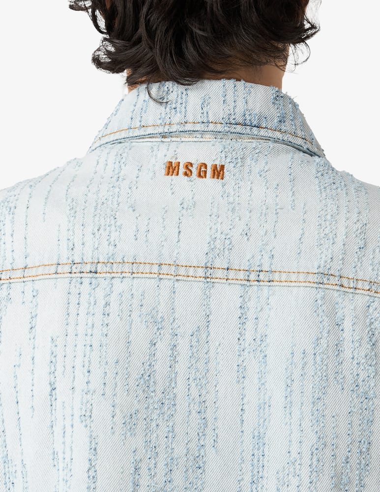rinascente MSGM Denim button-up shirt