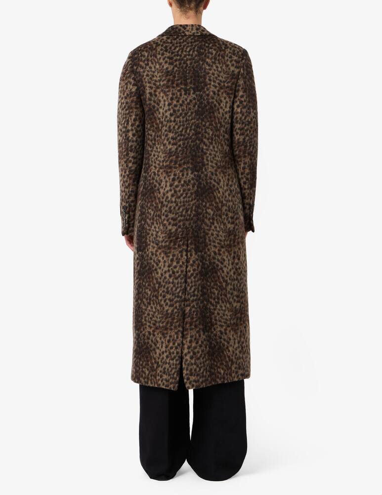 rinascente MSGM Cappotto in misto lana maculato