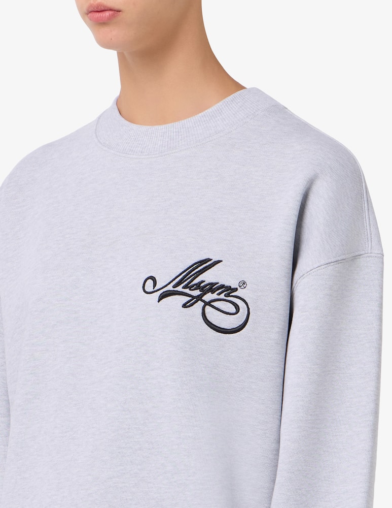 rinascente MSGM Logo crewneck sweatshirt
