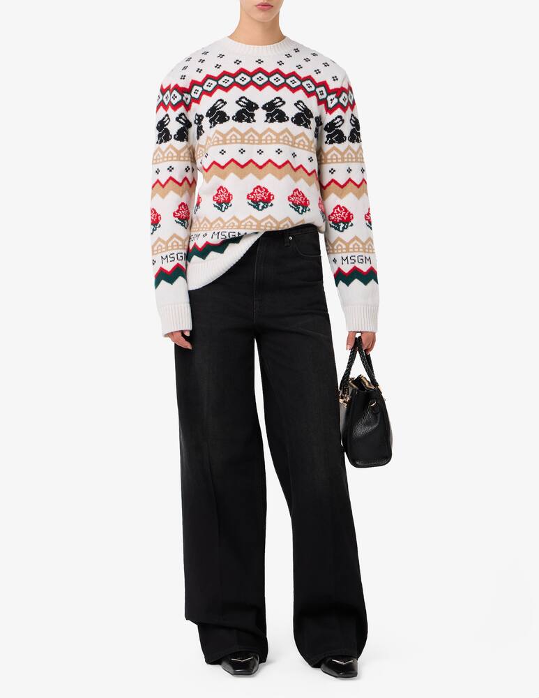 rinascente MSGM Maglione in misto lana e cashmere Rabbit