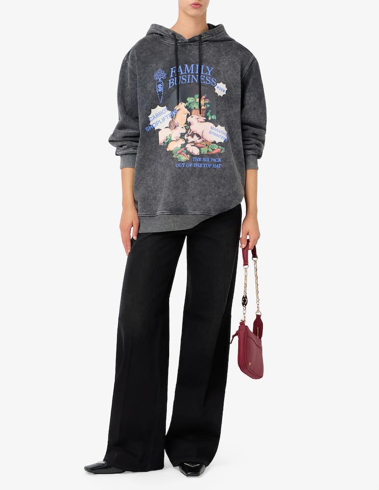 MSGM Felpa con cappuccio Rabbit Family - immagine 2 MSGM Felpa con cappuccio Rabbit Family - immagine 2