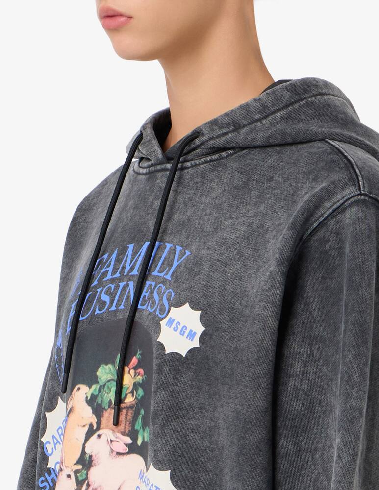 rinascente MSGM Rabbit family hoodie
