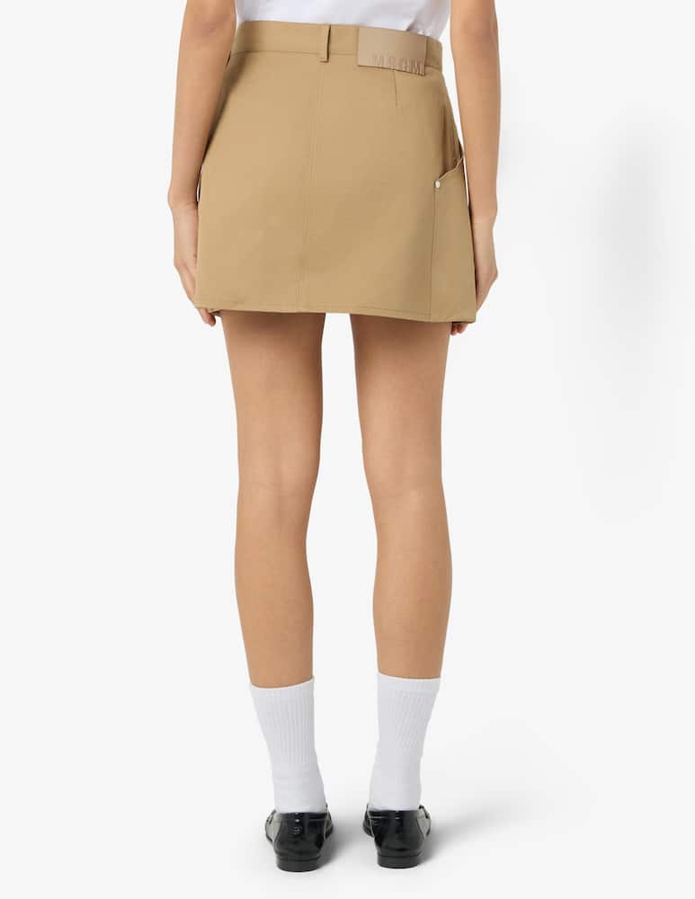 MSGM Minigonna in gabardina - immagine 3 MSGM Minigonna in gabardina - immagine 3