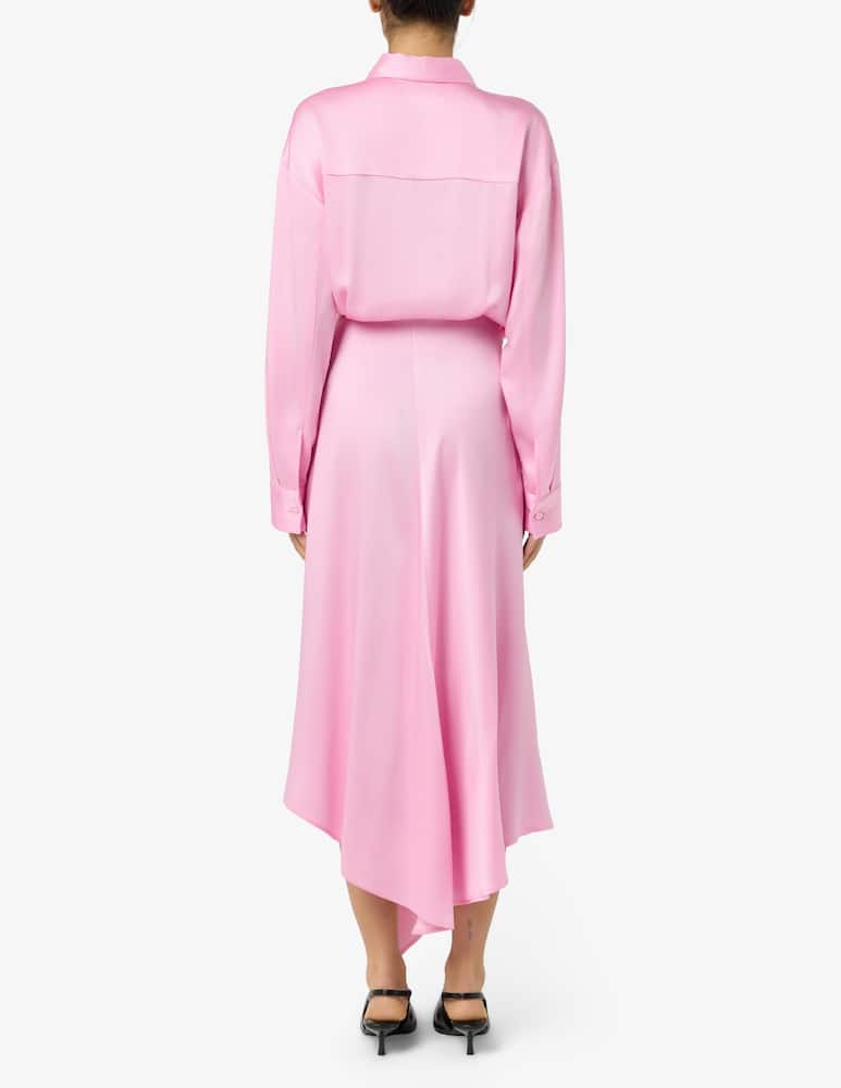 rinascente MSGM Abito midi con nodo in vita