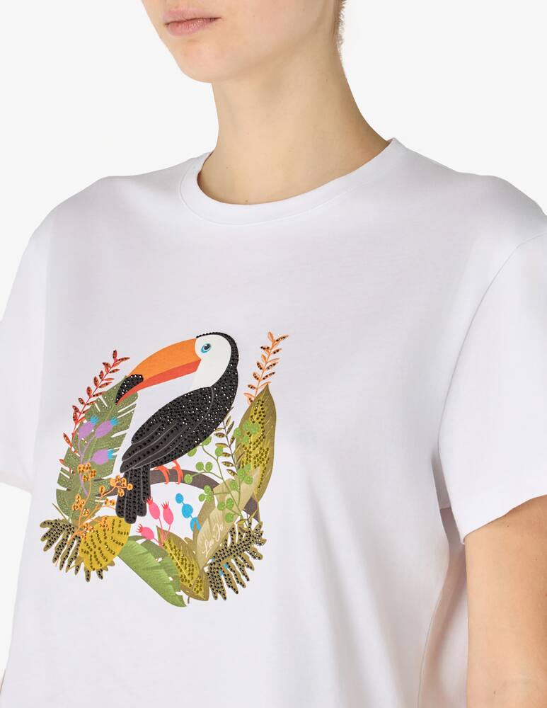 rinascente Liu Jo Toucan print t-shirt