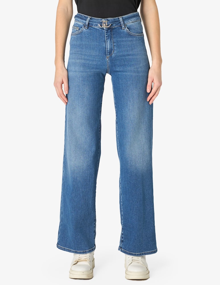 Liu Jo Cropped denim trousers - picture 1 Liu Jo Cropped denim trousers - picture 1
