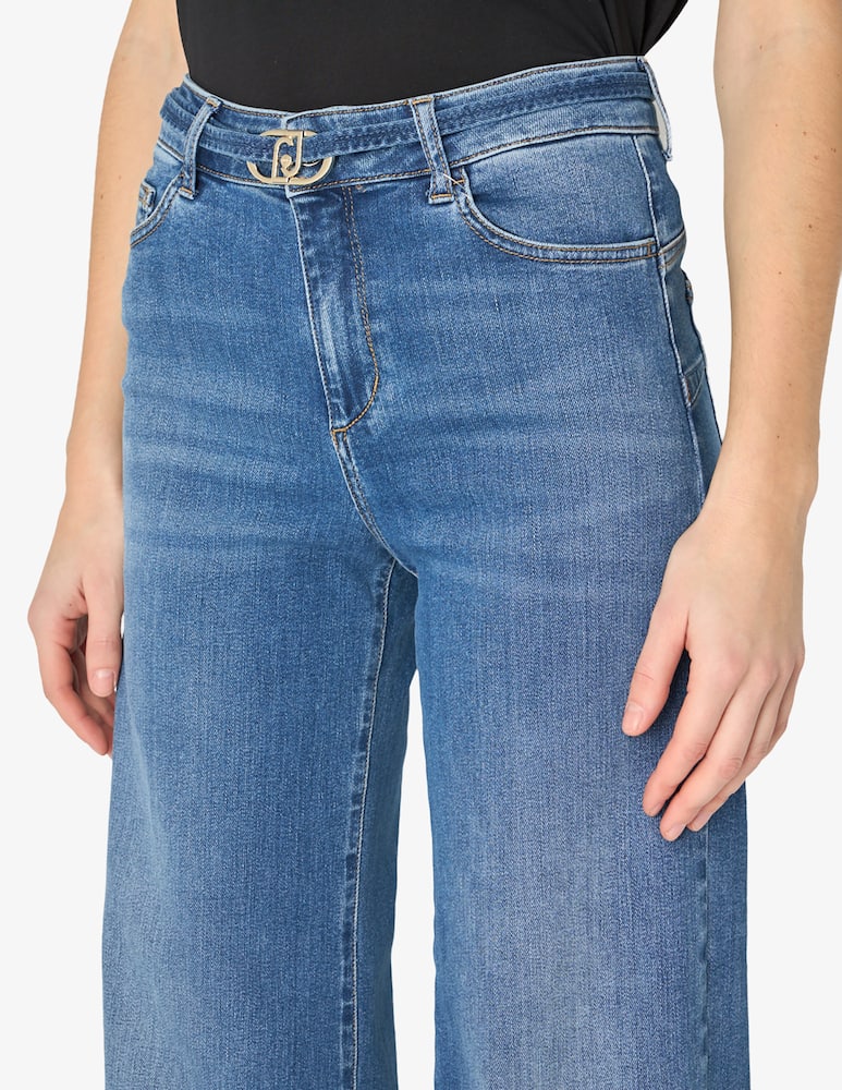 Liu Jo Cropped denim trousers - picture 4 Liu Jo Cropped denim trousers - picture 4