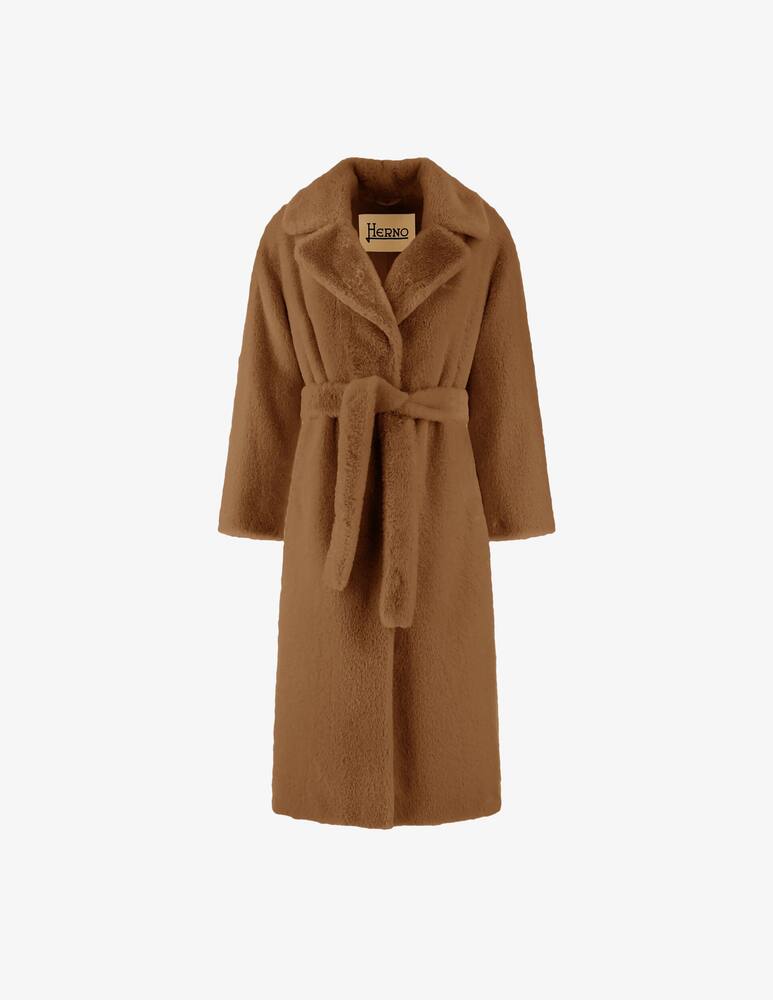 rinascente Herno Cappotto in finta pelliccia