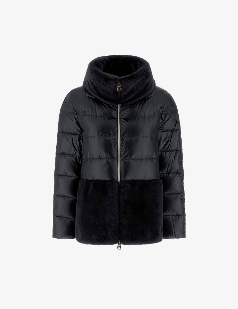 rinascente Herno Cappa con dettaglio in pelliccia sintetica