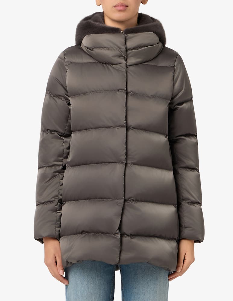 rinascente Herno Piumino medio con cappuccio