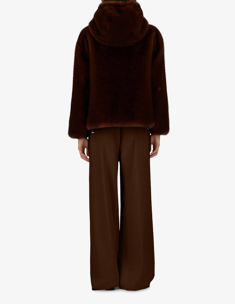 rinascente Herno Giacca Bomber in melange alternative mink fur