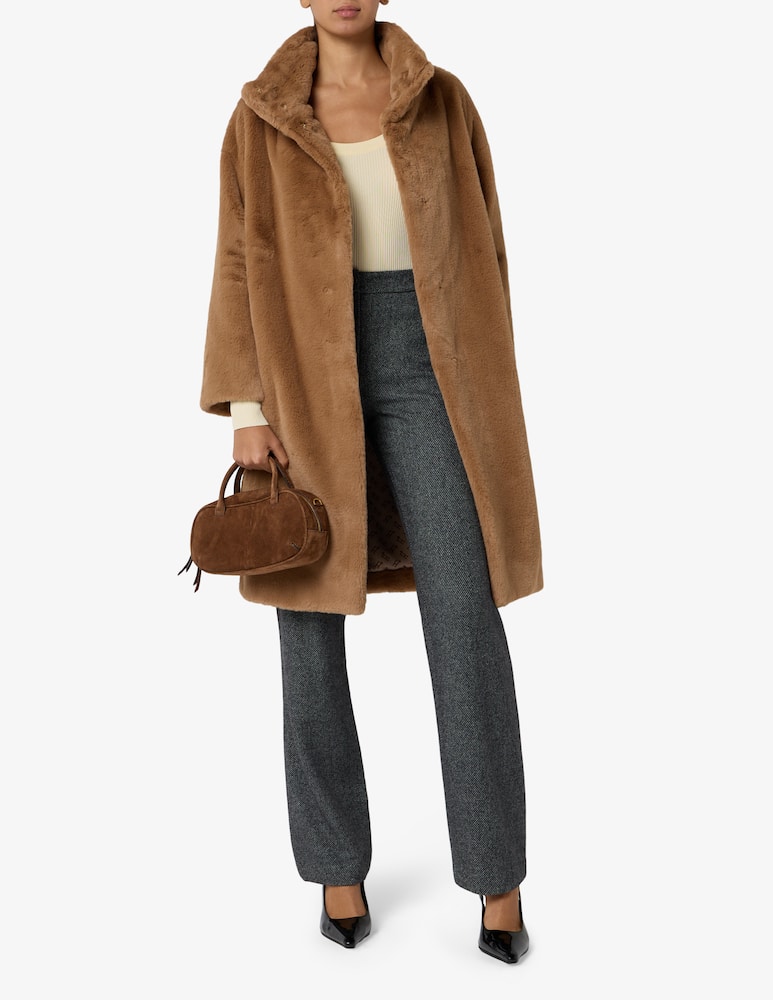 rinascente Herno Cappotto in Soft Alternative Fur