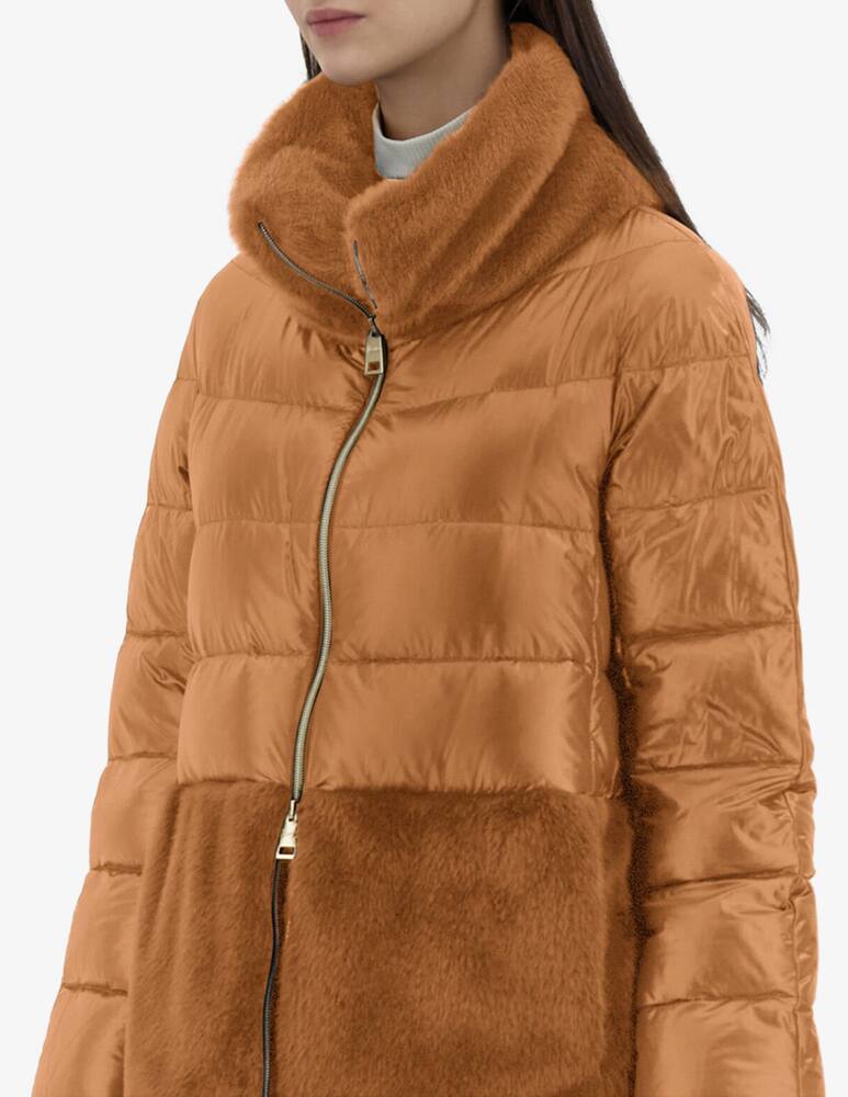 rinascente Herno Cappa in nylon Ultralight e Lady Alternative Fur