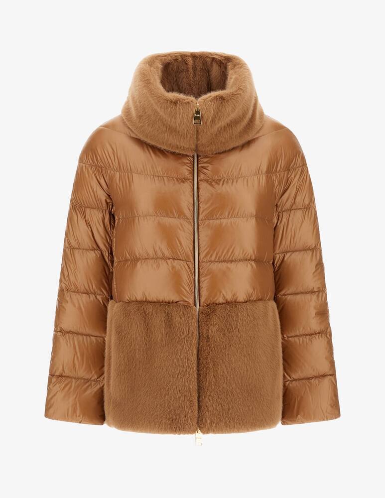 rinascente Herno Cappa in nylon Ultralight e Lady Alternative Fur