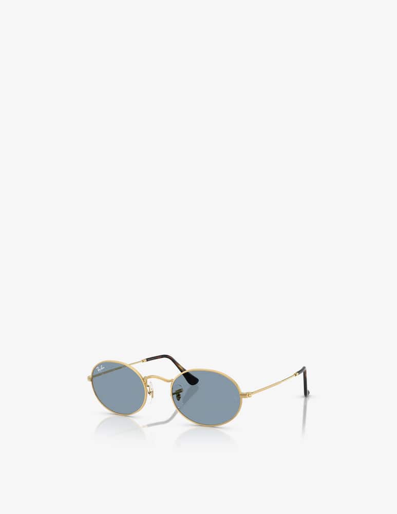rinascente Ray-Ban Sunglasses Oval Metal Summer Capsule RB3547
