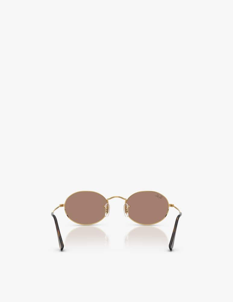 rinascente Ray-Ban RB3547 oval metal summer capsule sunglasses