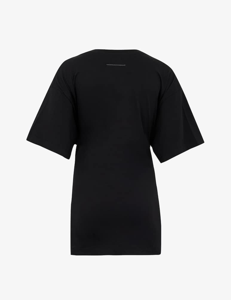rinascente MM6 Maison Margiela T-shirt maxi con cintura guanti
