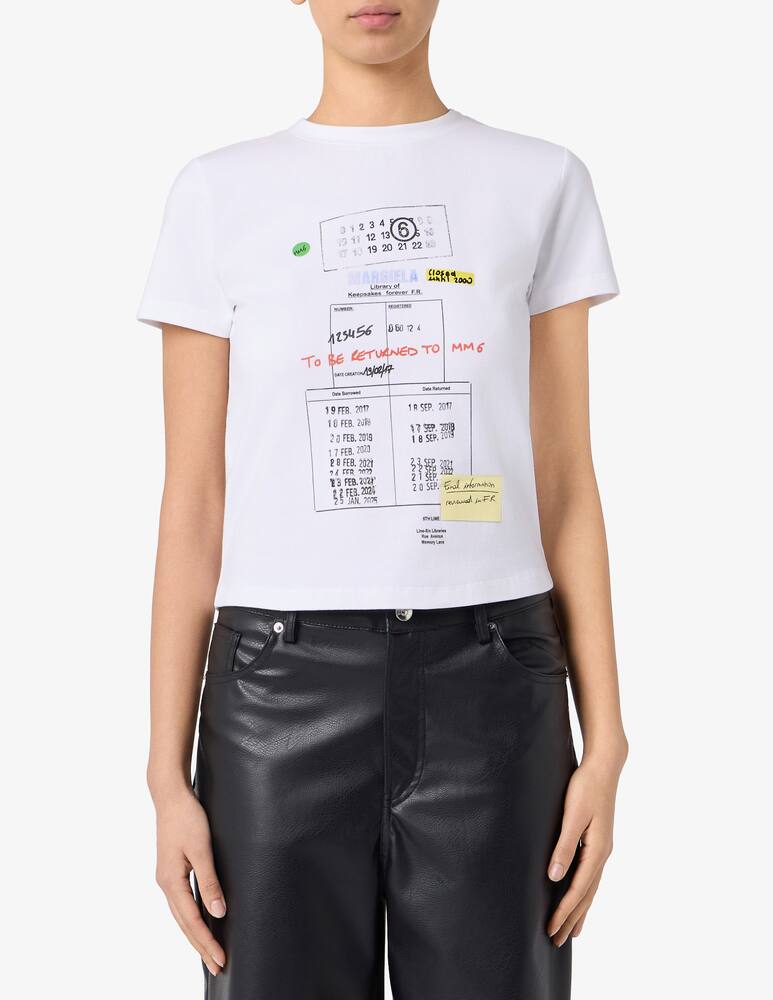 MM6 Maison Margiela T-shirt con stampa - immagine 1 MM6 Maison Margiela T-shirt con stampa - immagine 1