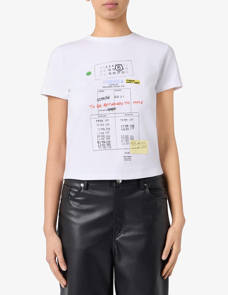 rinascente MM6 Maison Margiela T-shirt con stampa