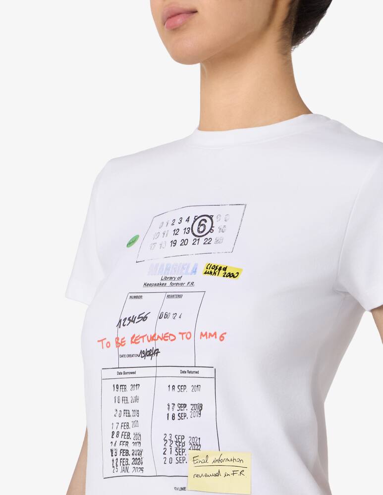 MM6 Maison Margiela T-shirt con stampa - immagine 4 MM6 Maison Margiela T-shirt con stampa - immagine 4