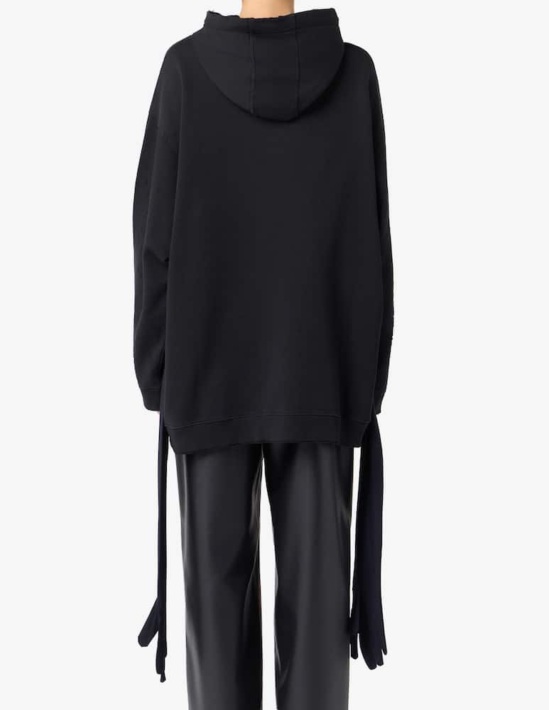 rinascente MM6 Maison Margiela Felpa con cappuccio e guanti