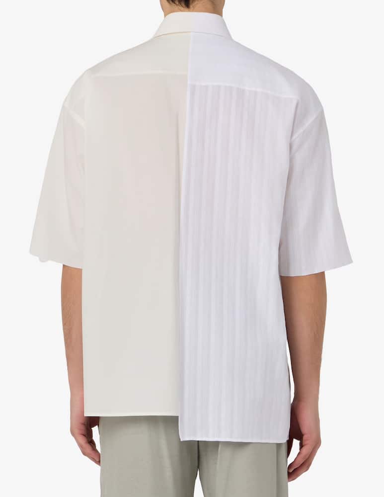 rinascente MM6 Maison Margiela Camicia manica corta asimmetrica