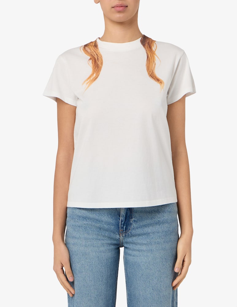 rinascente MM6 Maison Margiela T-shirt archivio capelli