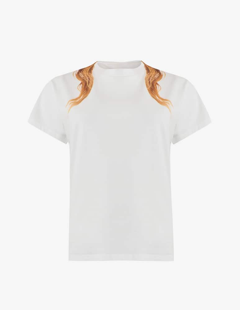 rinascente MM6 Maison Margiela T-shirt archivio capelli