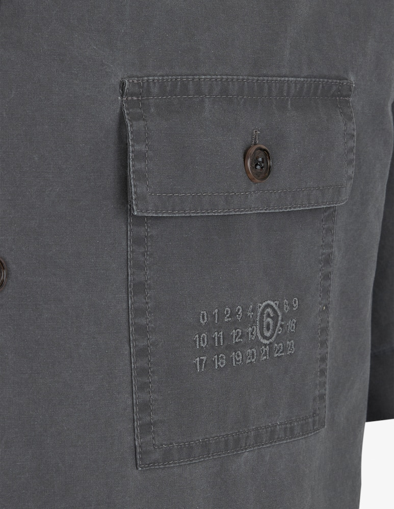 rinascente MM6 Maison Margiela Camicia safari a maniche corte