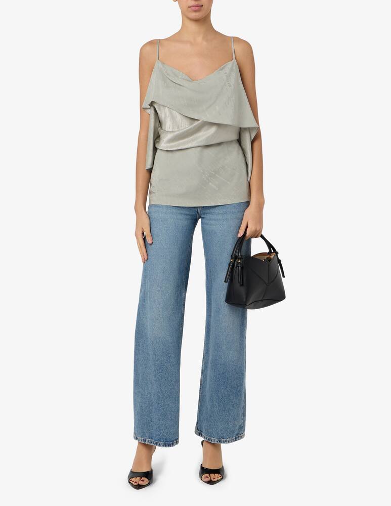 rinascente MM6 Maison Margiela Top in jacquard convertibile