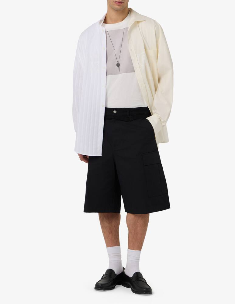 rinascente MM6 Maison Margiela Double waist bermuda shorts