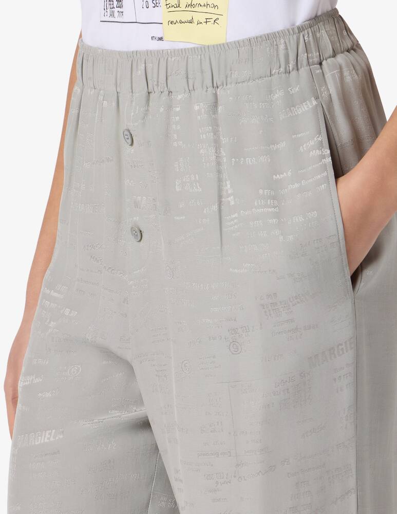 rinascente MM6 Maison Margiela Straight-leg trousers