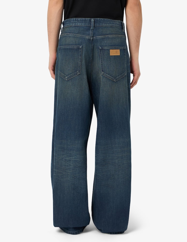 rinascente MM6 Maison Margiela Jeans gamba larga