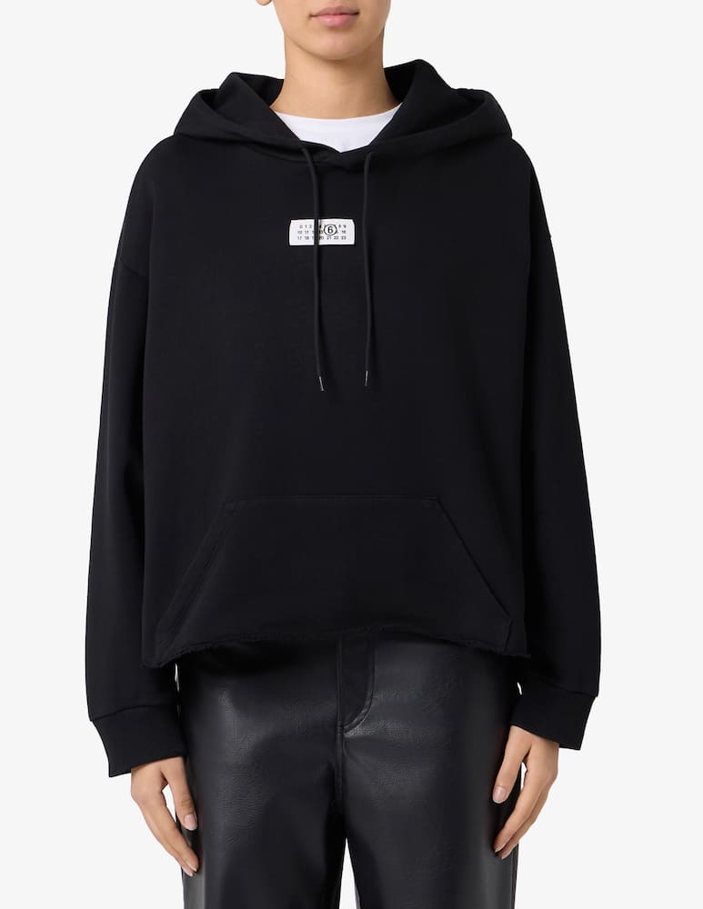 rinascente MM6 Maison Margiela Felpa con cappuccio logo