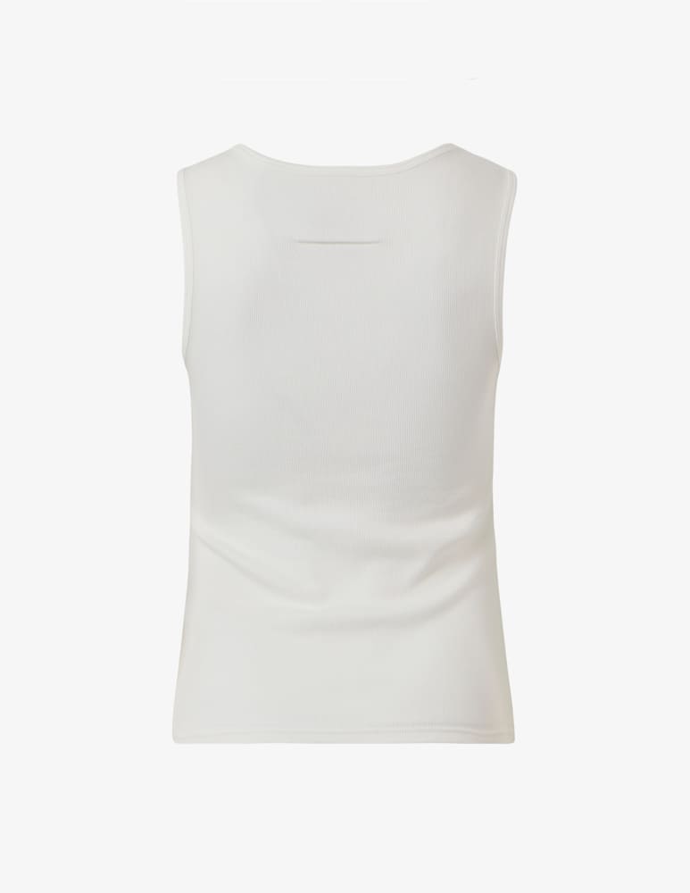 rinascente MM6 Maison Margiela Top canotta con etichetta