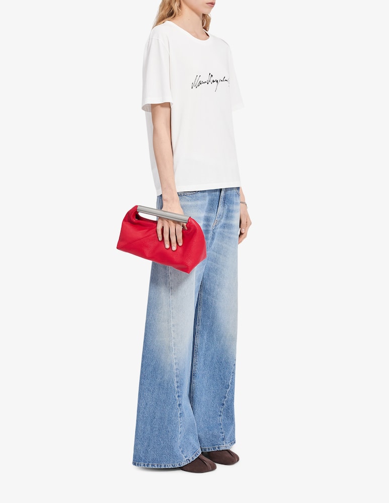 rinascente MM6 Maison Margiela T-shirt con logo corsivo