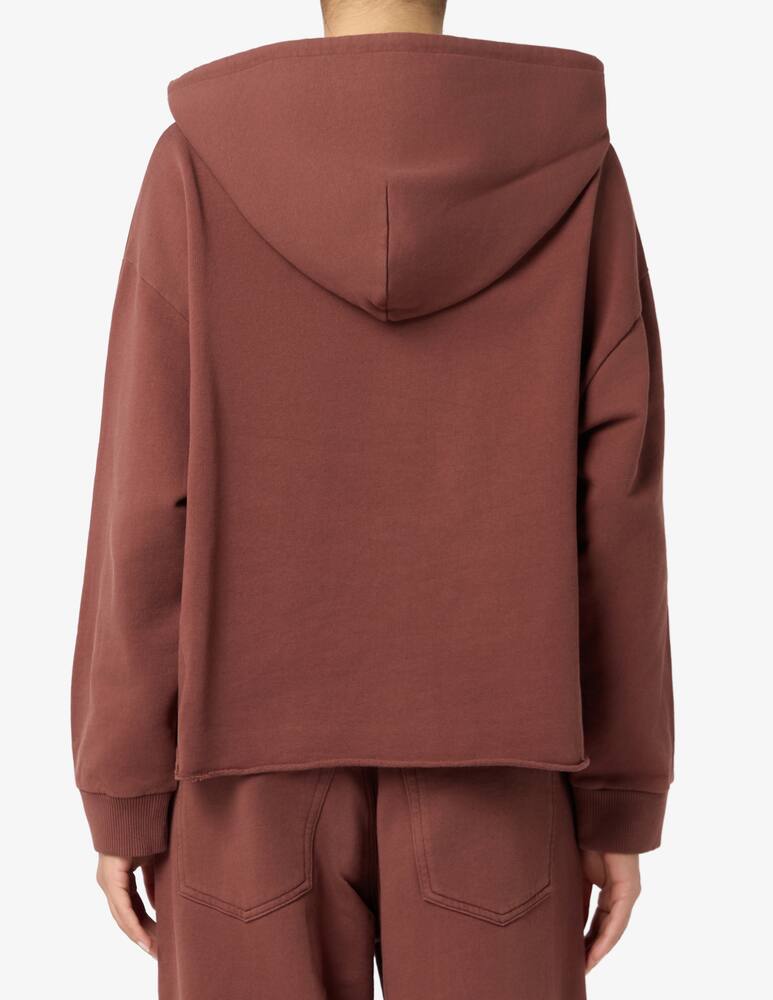 rinascente MM6 Maison Margiela Felpa con cappuccio e logo label