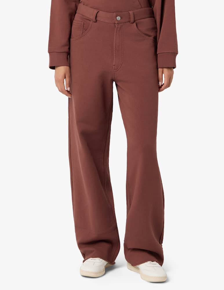 MM6 Maison Margiela Pantaloni 5 tasche in felpa - immagine 1 MM6 Maison Margiela Pantaloni 5 tasche in felpa - immagine 1
