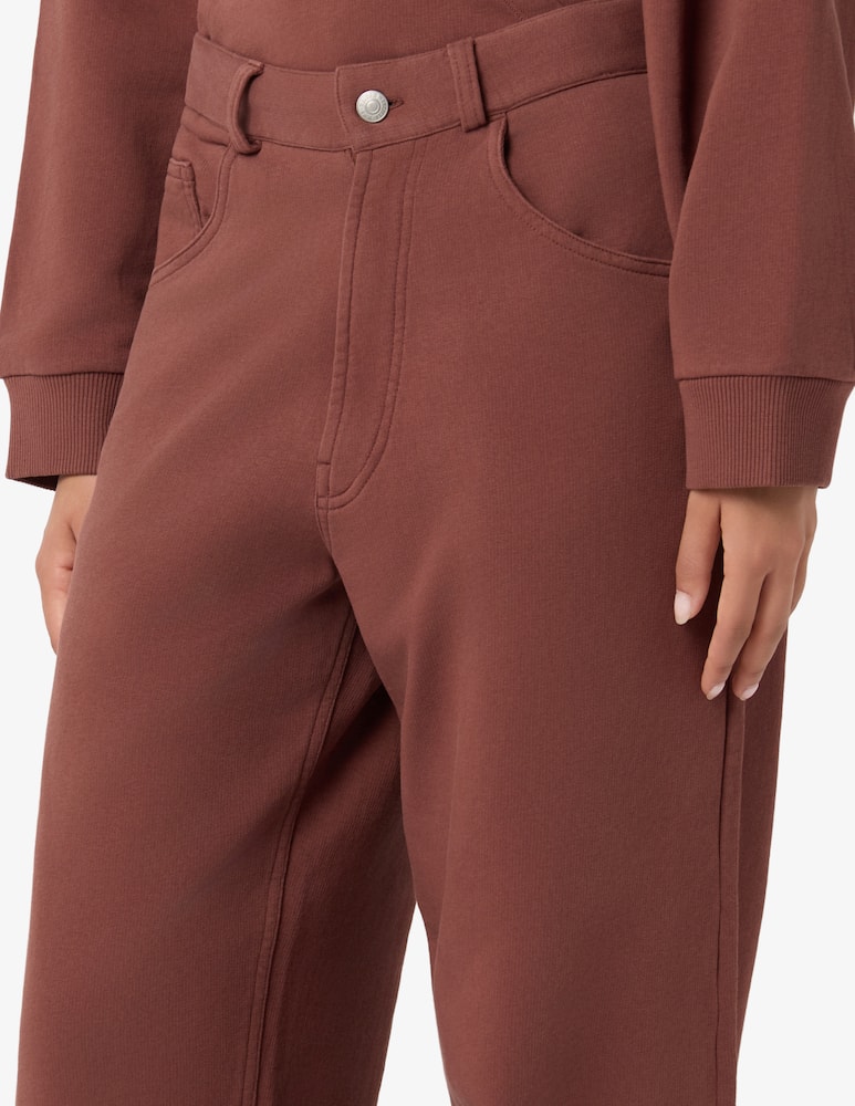MM6 Maison Margiela Pantaloni 5 tasche in felpa - immagine 4 MM6 Maison Margiela Pantaloni 5 tasche in felpa - immagine 4