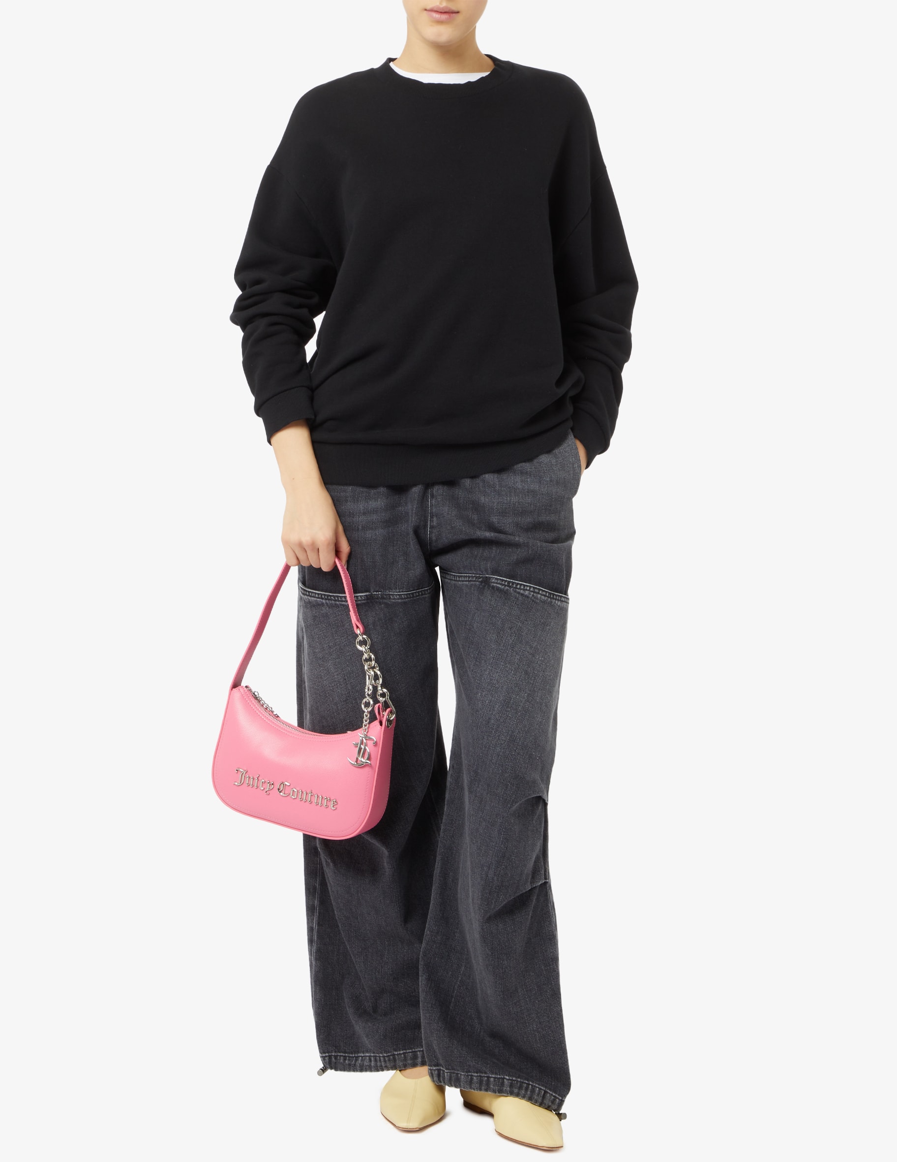 Juicy couture★ Jasmine L ミニポーチ付き トート Juicy Couture Jasmine Shopping Bag - Black | Littlewoods