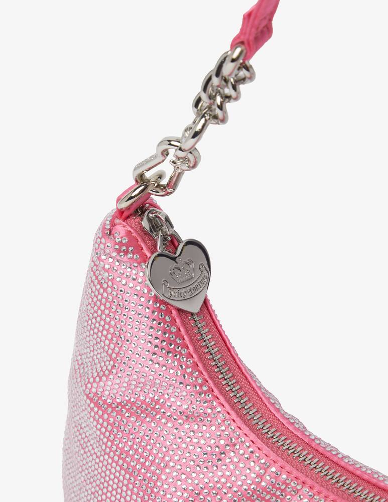 rinascente Juicy Couture Borsa hobo piccola con strass Hazel