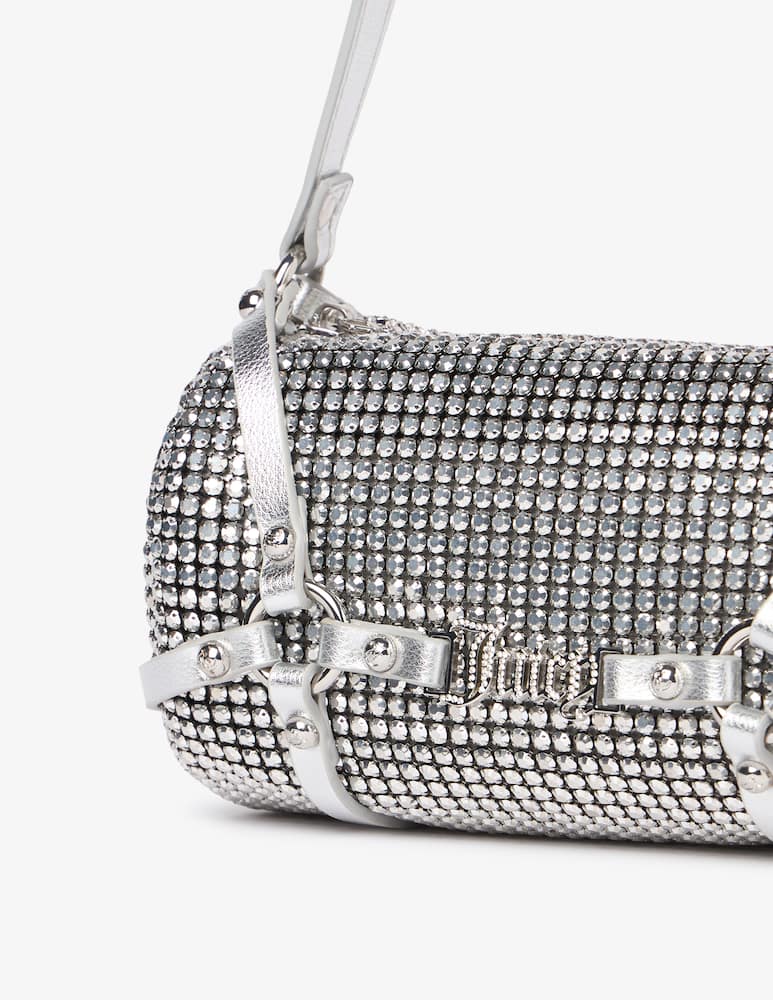 rinascente Juicy Couture Melanie cage crystal bag