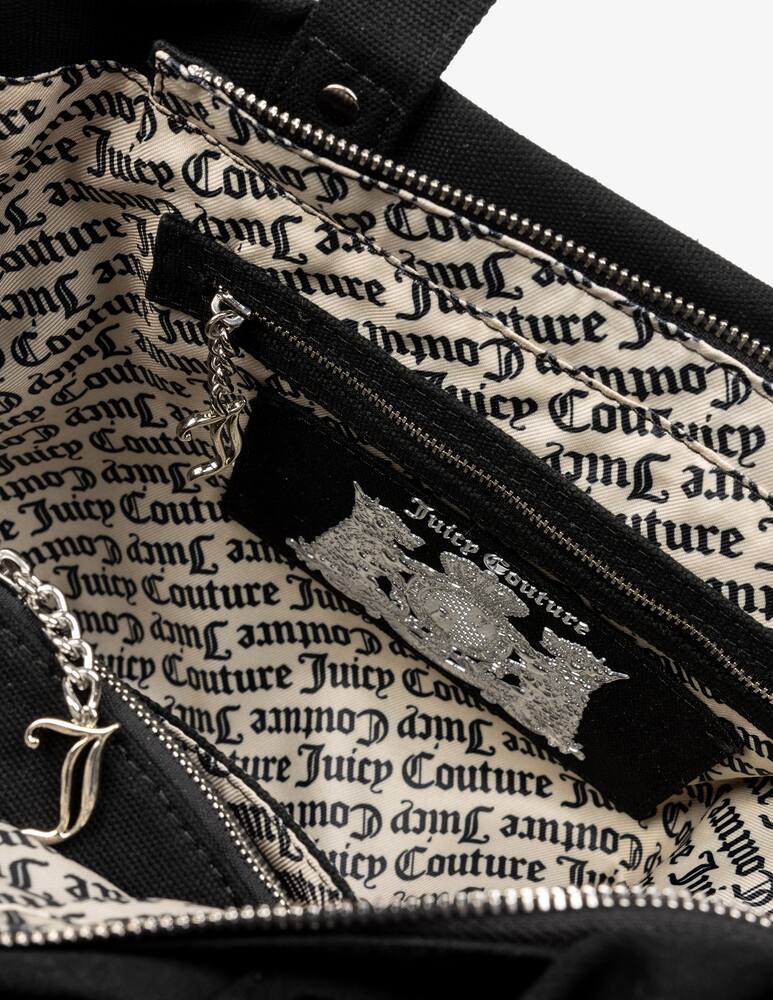 rinascente Juicy Couture Iris patch canvas tote