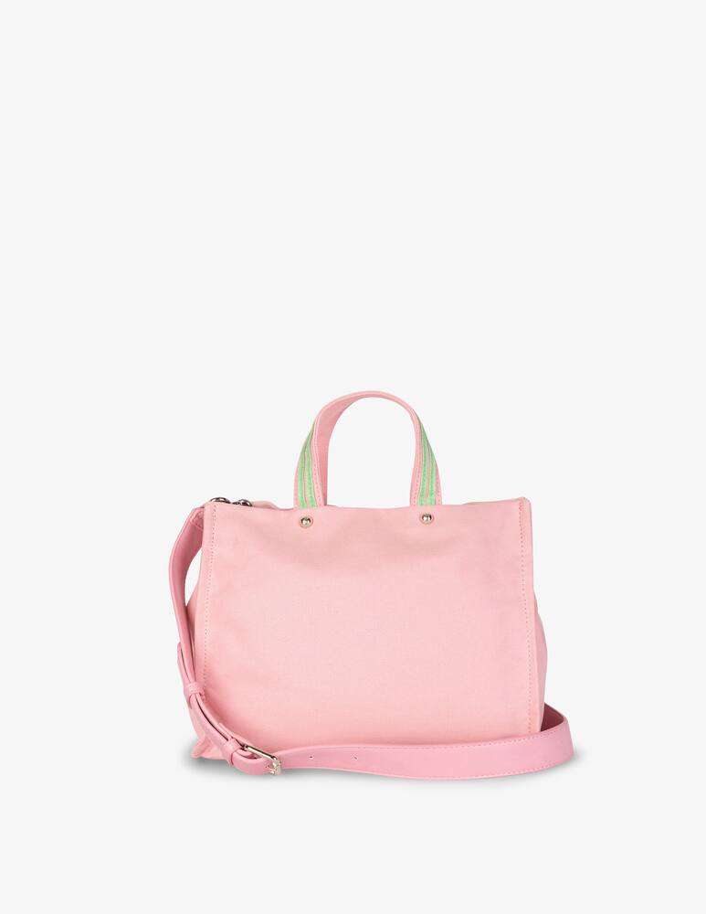 rinascente Juicy Couture Iris patch canvas M tote bag